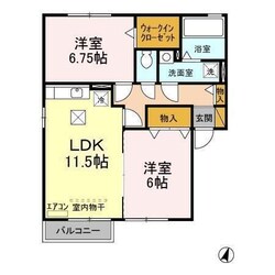 エスペランサＡＢの物件間取画像